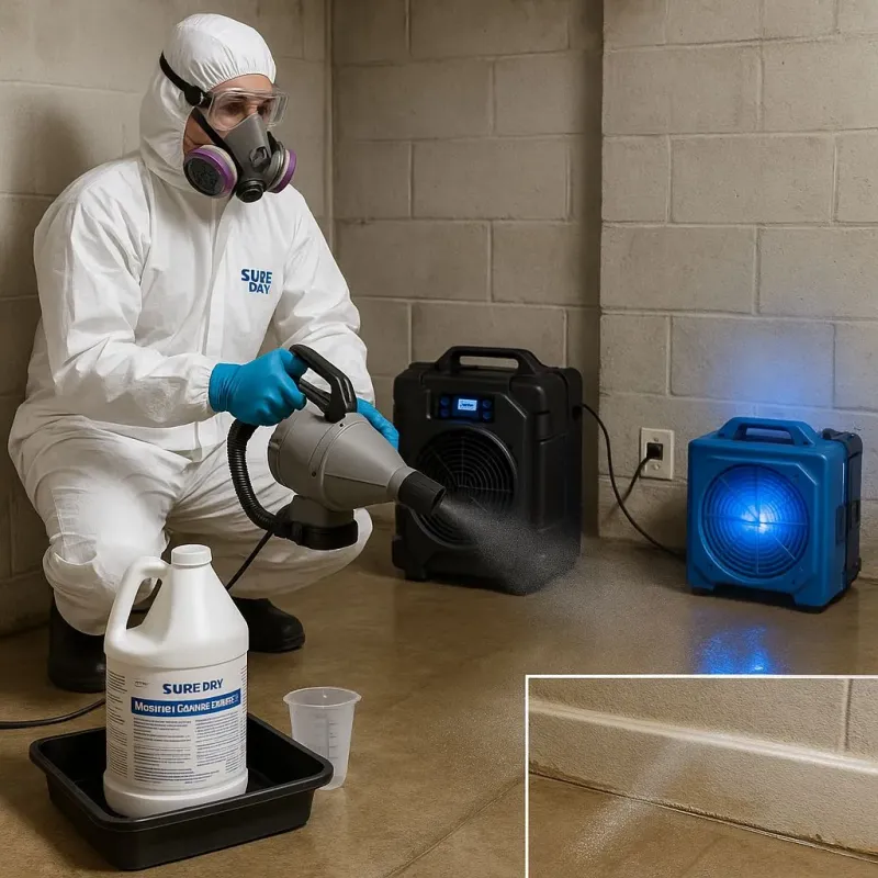 Sanitization and Odor Removal process in Clinton County, PA